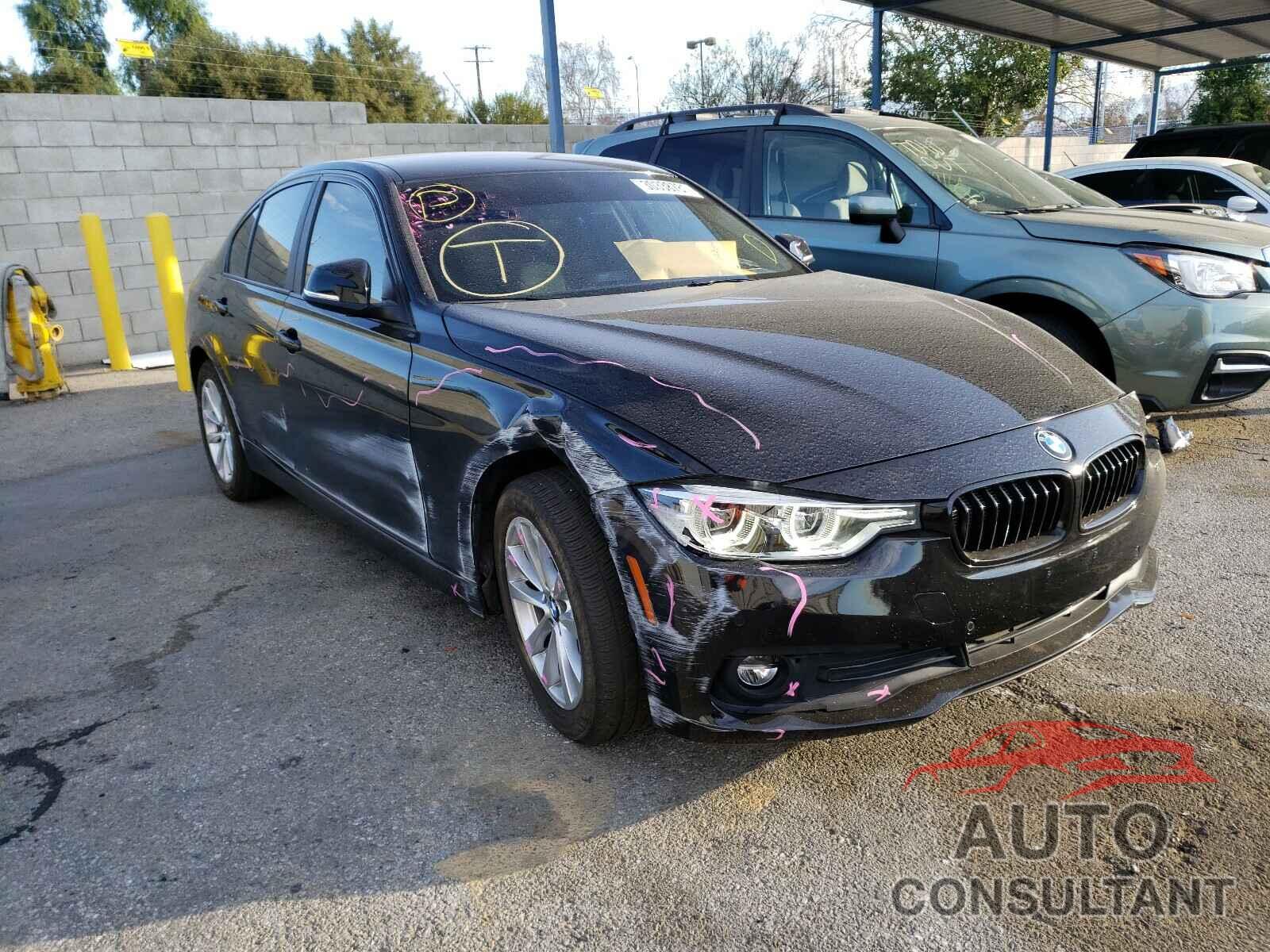 BMW 3 SERIES 2017 - WBA8E1G34HNU17319