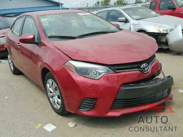 TOYOTA COROLLA 2015 - 5YFBURHE0FP180600