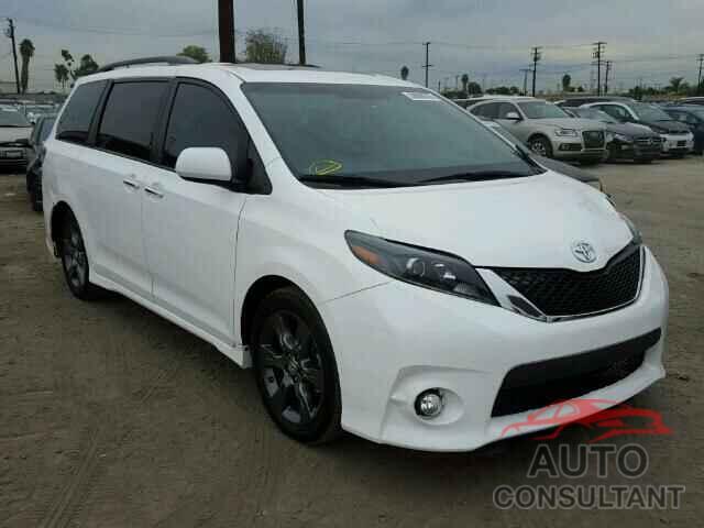 TOYOTA SIENNA 2015 - 5TDXK3DC9FS638624