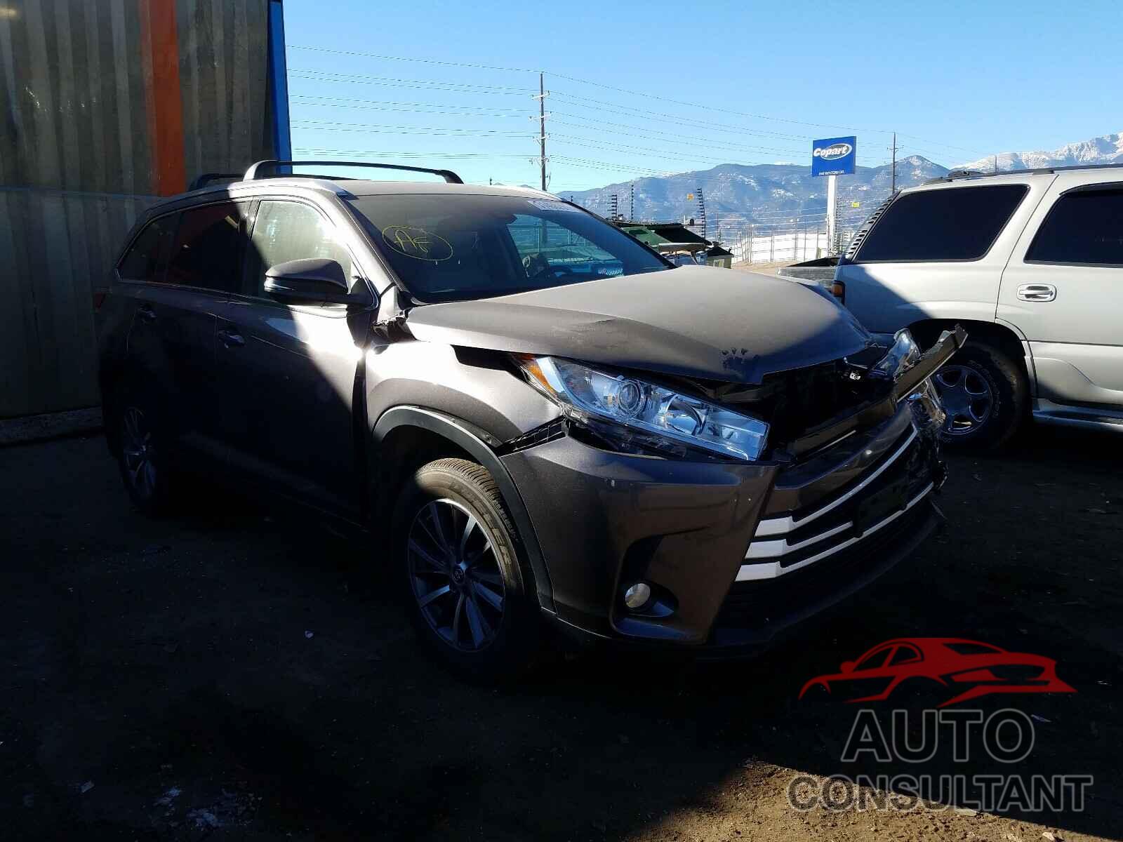 TOYOTA HIGHLANDER 2017 - 5TDJZRFH7HS422271