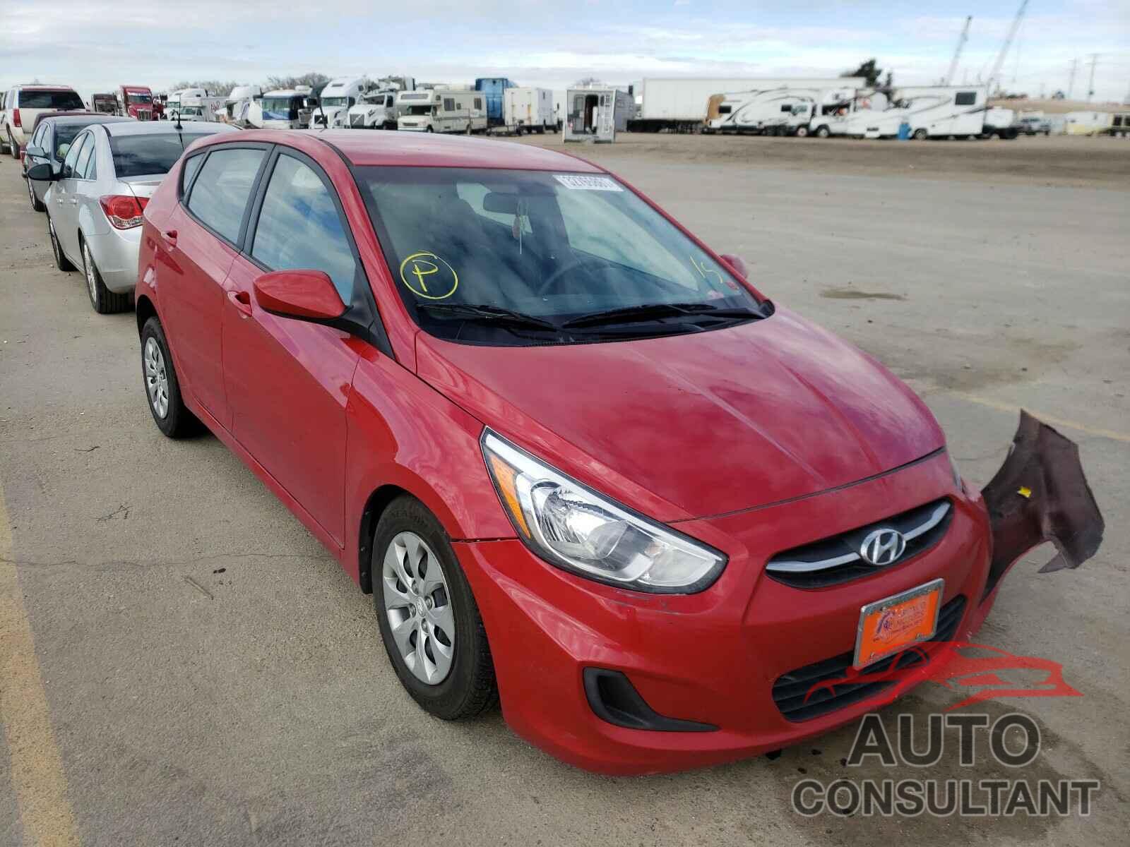 HYUNDAI ACCENT 2017 - KMHCT5AE9HU351453
