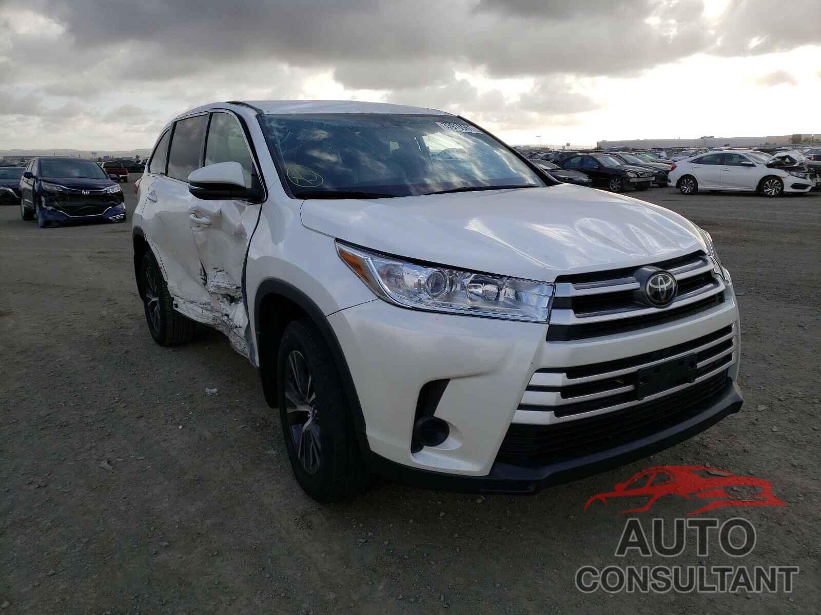 TOYOTA HIGHLANDER 2019 - 5TDZZRFH4KS311378
