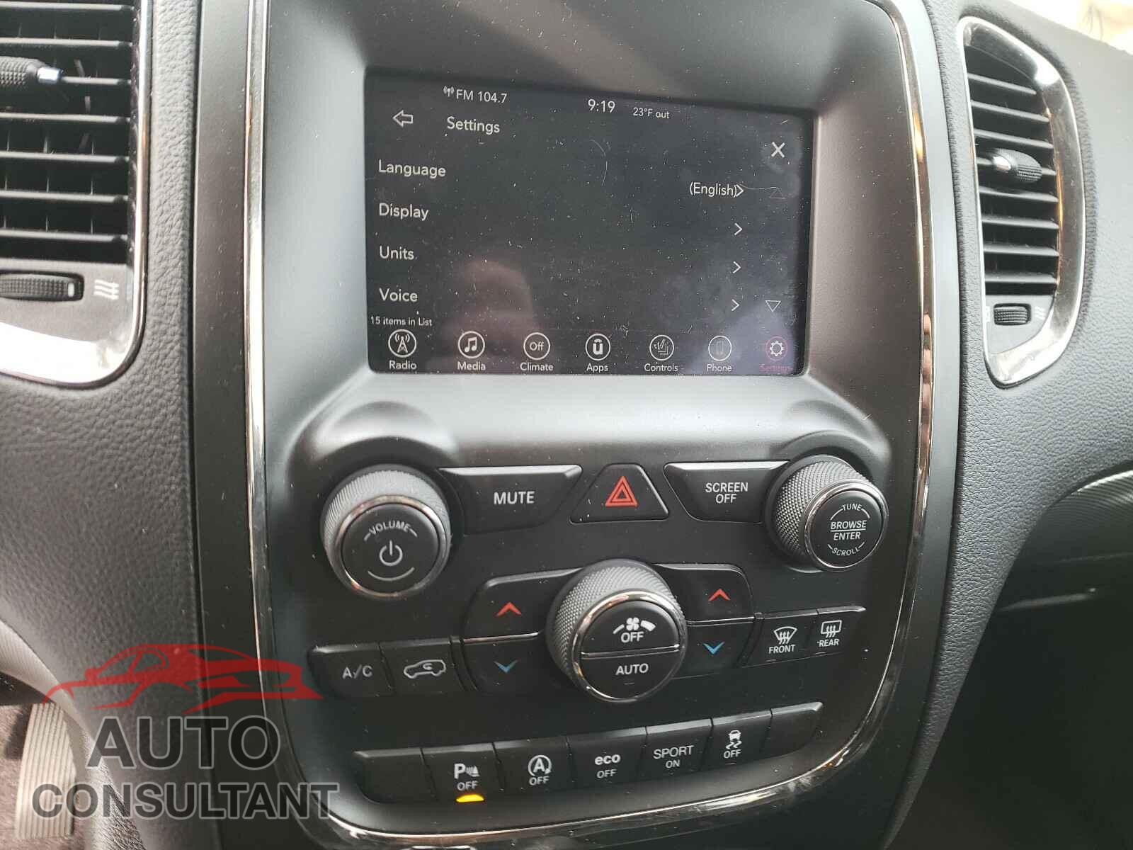 DODGE DURANGO 2018 - 1C4RDJDG2JC282182