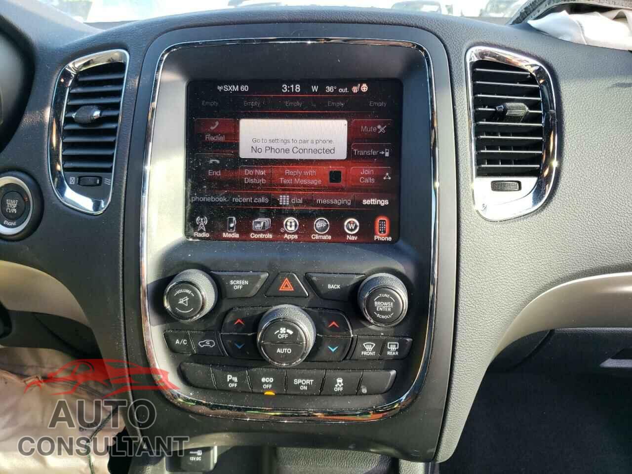 DODGE DURANGO 2016 - 1C4SDJCT2GC446796