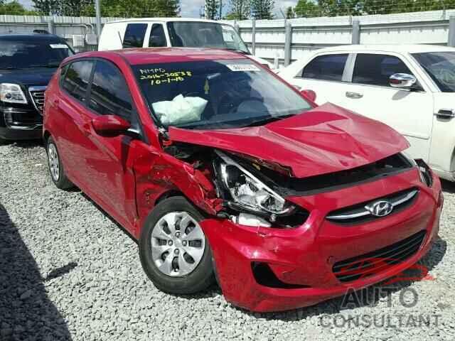 HYUNDAI ACCENT 2016 - KMHCT5AE9GU239833