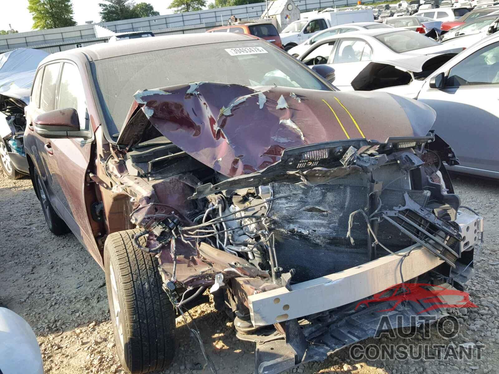 TOYOTA HIGHLANDER 2016 - 5TDBKRFH9GS299371