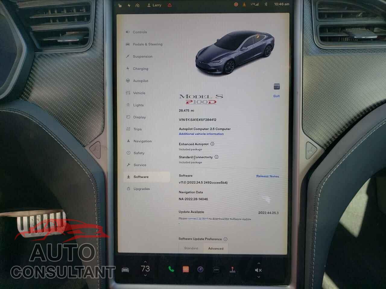 TESLA MODEL S 2018 - 5YJSA1E41JF284412