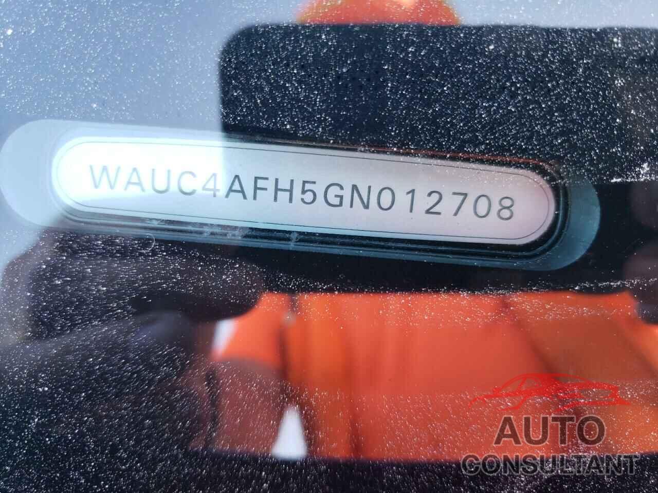 AUDI S5/RS5 2016 - WAUC4AFH5GN012708