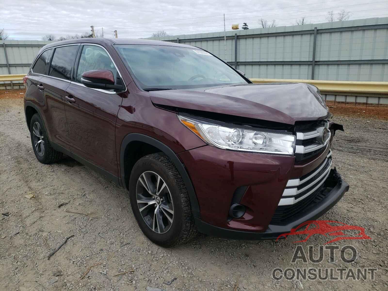 TOYOTA HIGHLANDER 2019 - 5TDZARFH0KS059801