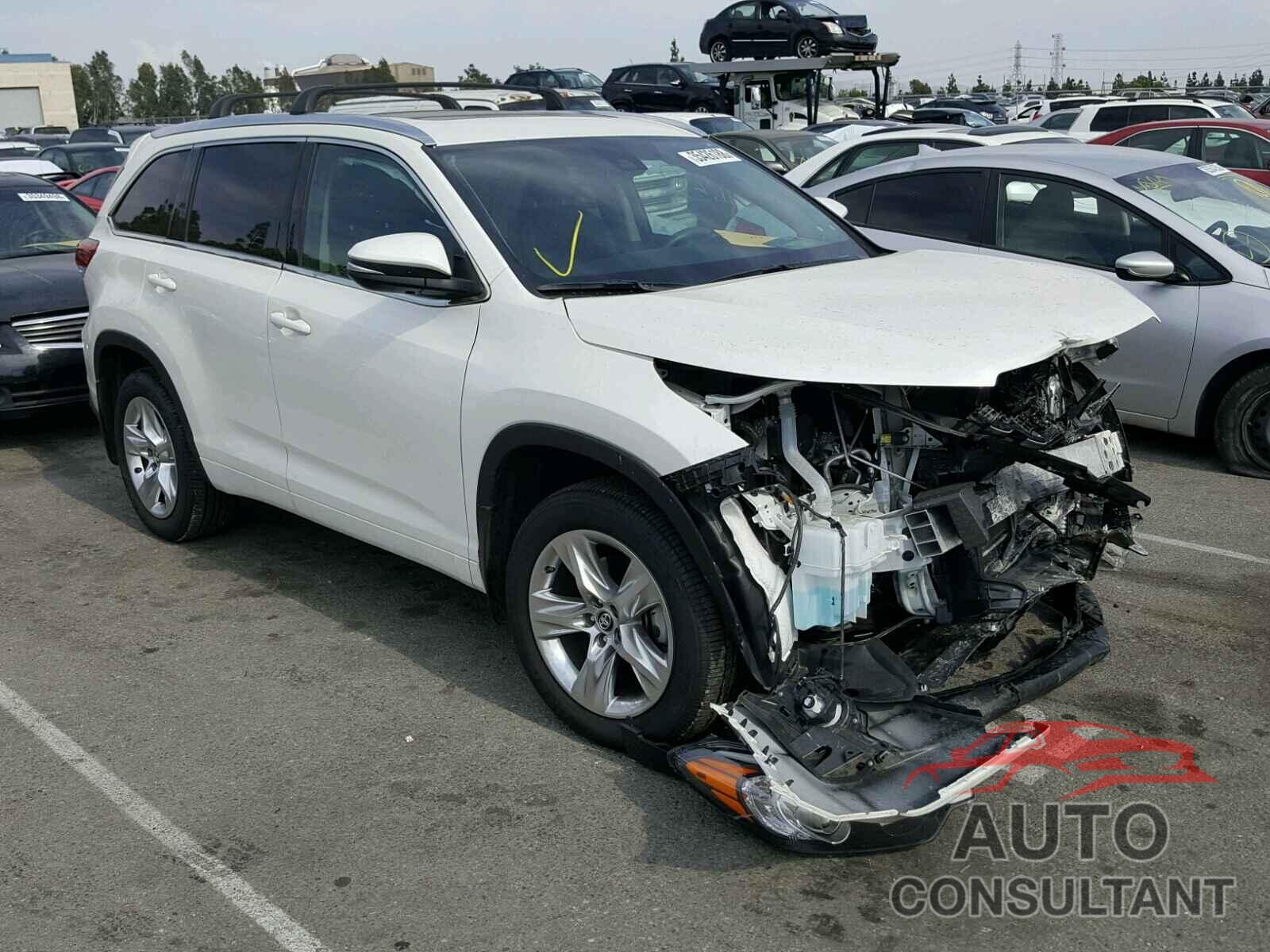 TOYOTA HIGHLANDER 2017 - 5TDDZRFH5HS422640