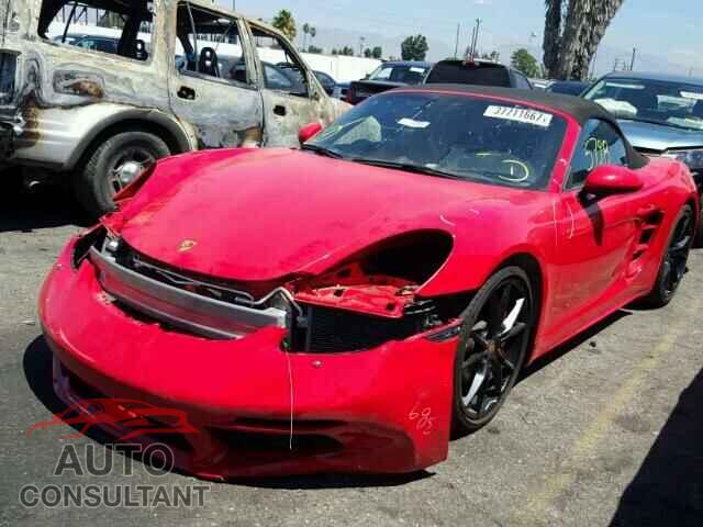 PORSCHE BOXSTER 2017 - WP0CB2A85HS241107