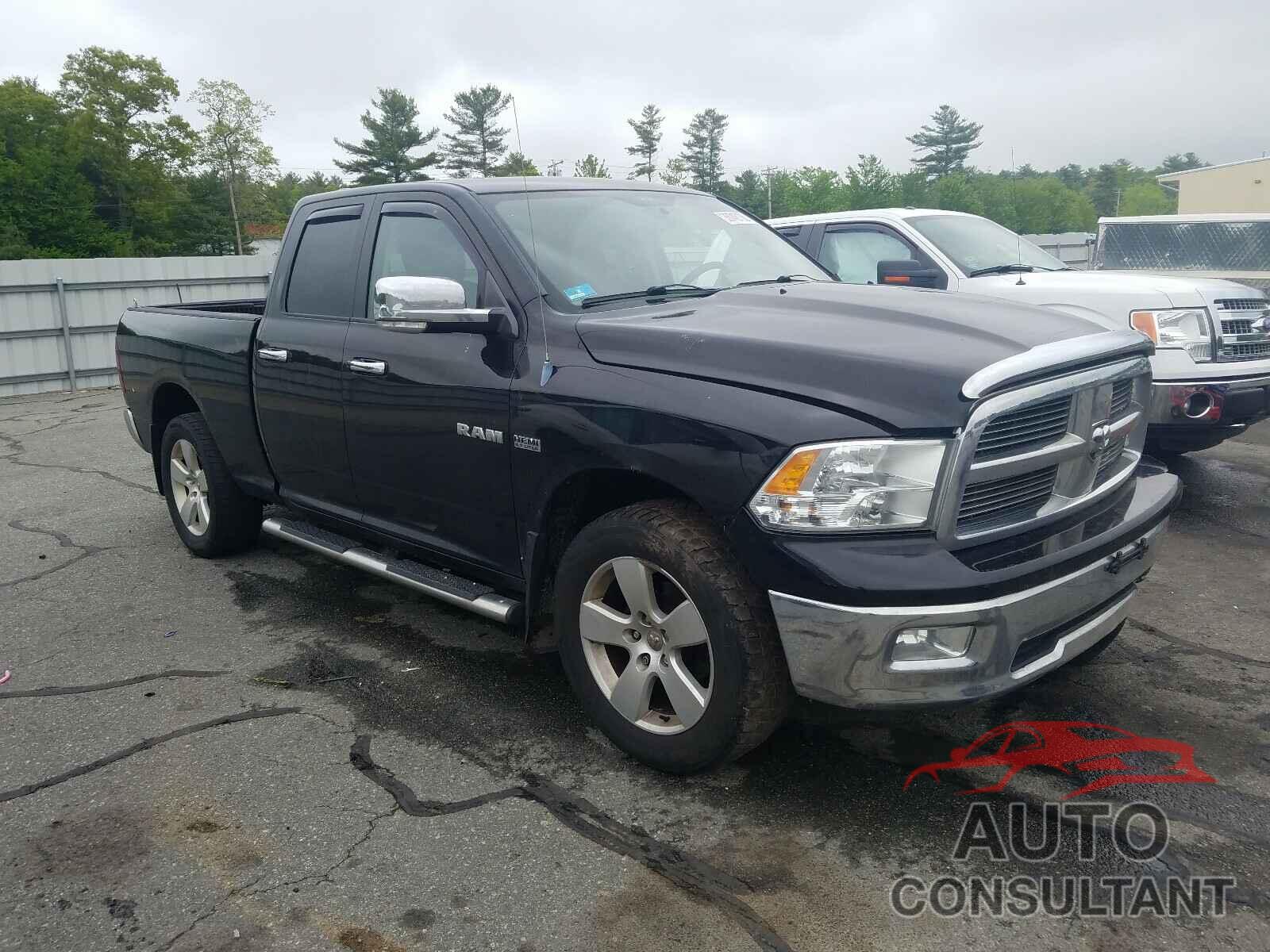 DODGE RAM 1500 2010 - 1D7RV1GT1AS205532