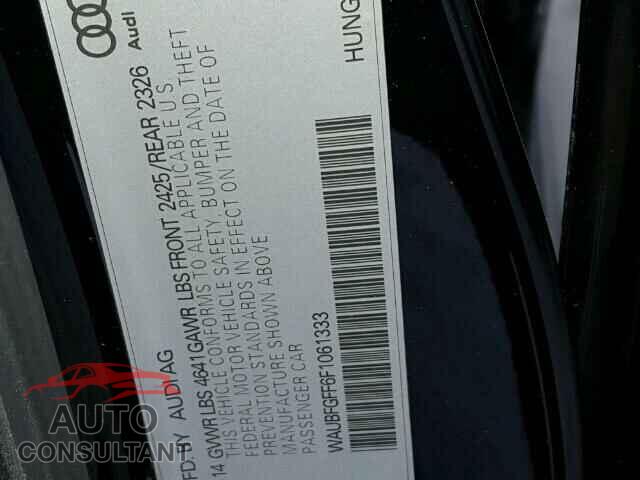 AUDI S3 2015 - WAUBFGFF6F1061333