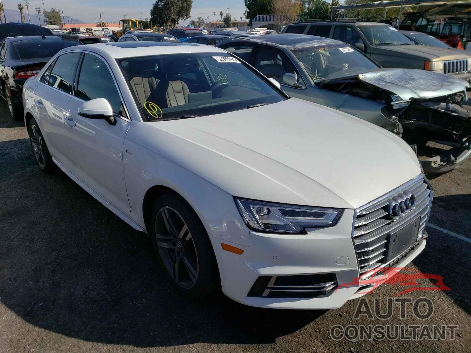 AUDI A4 2018 - WAULMAF49JN011047