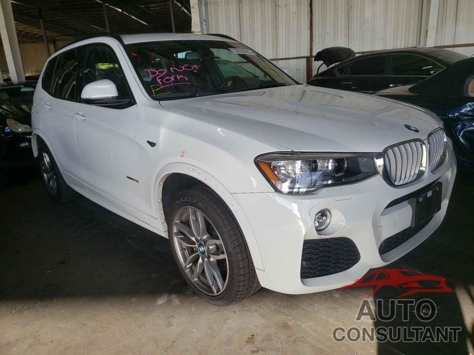 BMW X3 2017 - 5UXWX9C59H0D98534