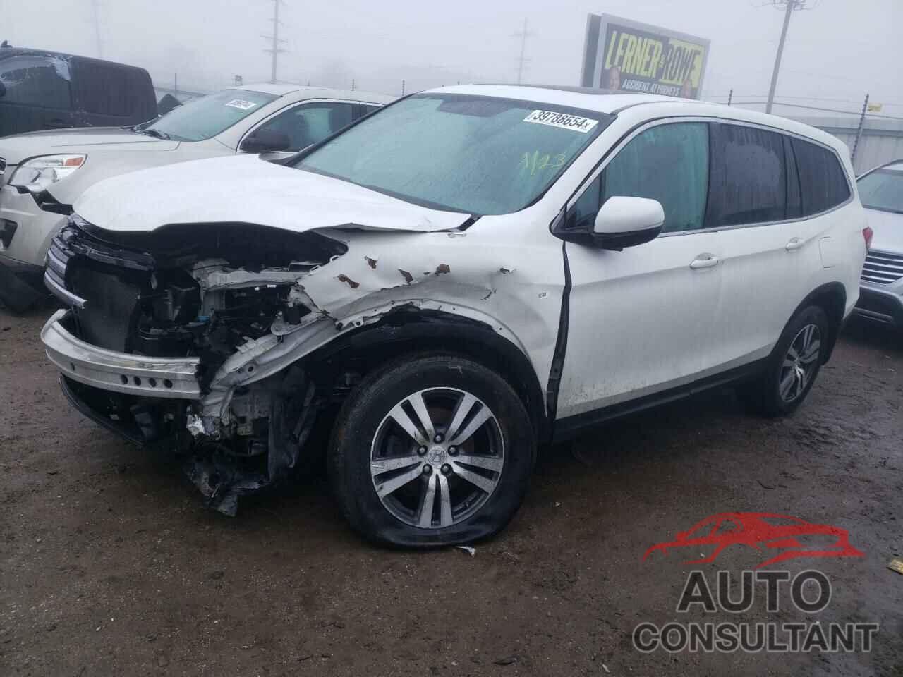 HONDA PILOT 2017 - 5FNYF6H72HB071445