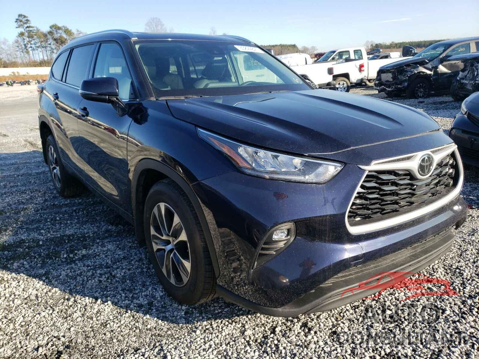TOYOTA HIGHLANDER 2020 - 5TDGZRBH9LS028411