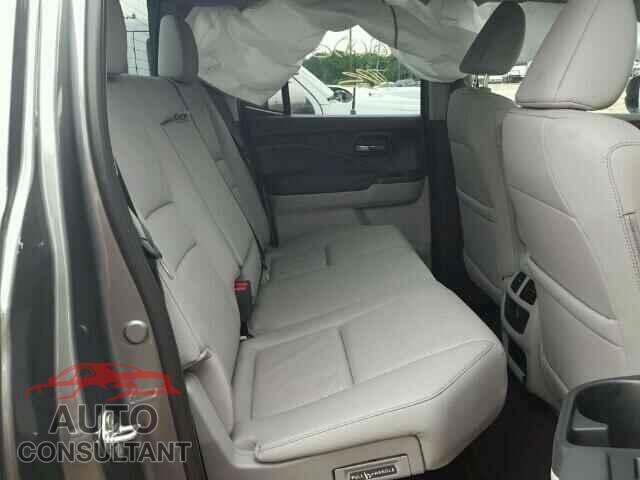 HONDA RIDGELINE 2017 - 5FPYK2F67HB009982
