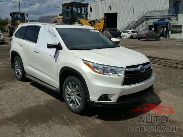 TOYOTA HIGHLANDER 2015 - 5TDJKRFH5FS095905