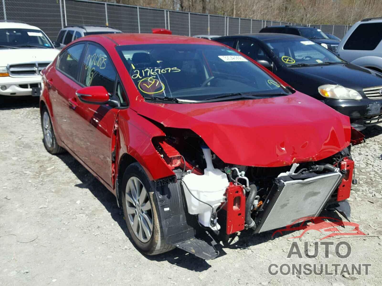 KIA FORTE 2016 - KNAFX4A64G5614530