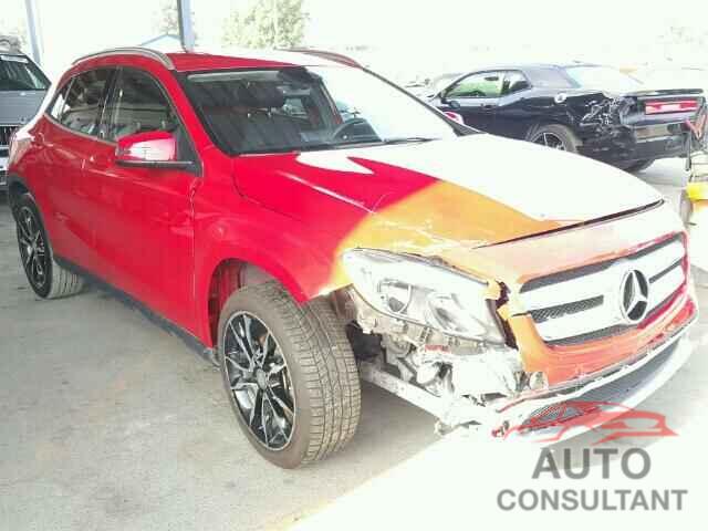 MERCEDES-BENZ GLK250 2015 - WDCTG4EB9FJ187603