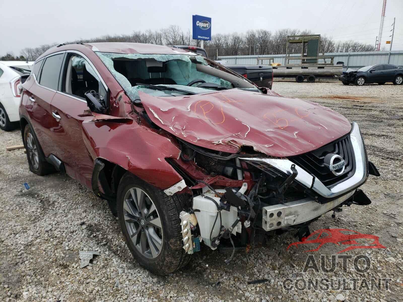 NISSAN MURANO 2018 - 5N1AZ2MG6JN181876