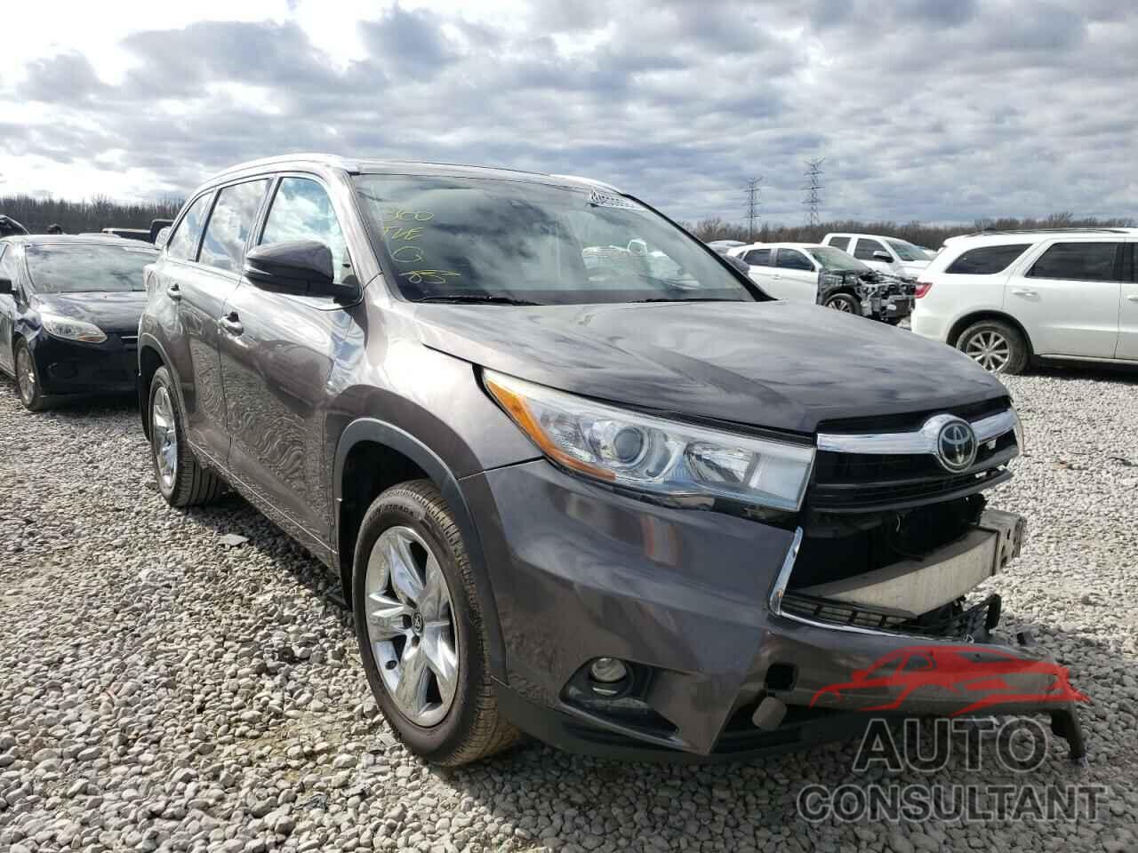 TOYOTA HIGHLANDER 2016 - 5TDDKRFH8GS250929