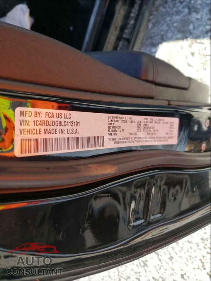 DODGE DURANGO 2020 - 1C4RDJDG9LC413191