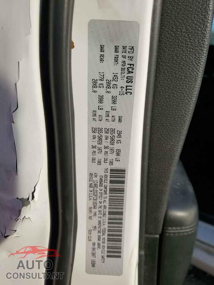 DODGE DURANGO 2015 - 1C4RDJDG3FC818340