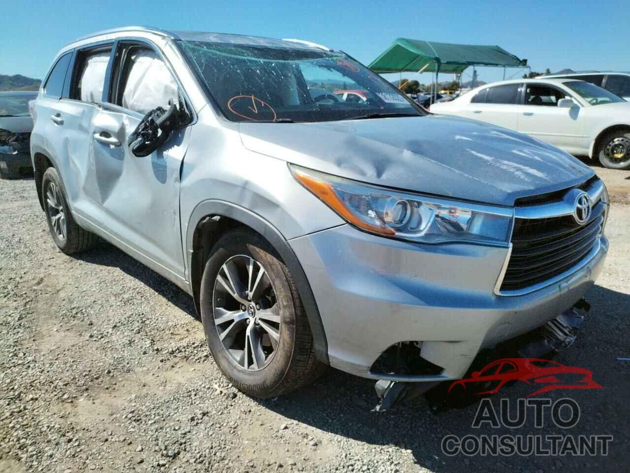 TOYOTA HIGHLANDER 2016 - 5TDJKRFH0GS501896