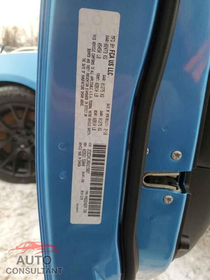 DODGE CHARGER 2016 - 2C3CDXEJ0GH215867