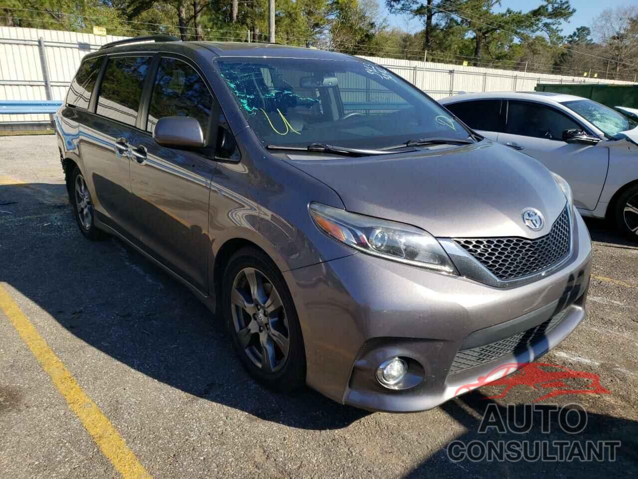 TOYOTA SIENNA 2017 - 5TDXZ3DC5HS773890