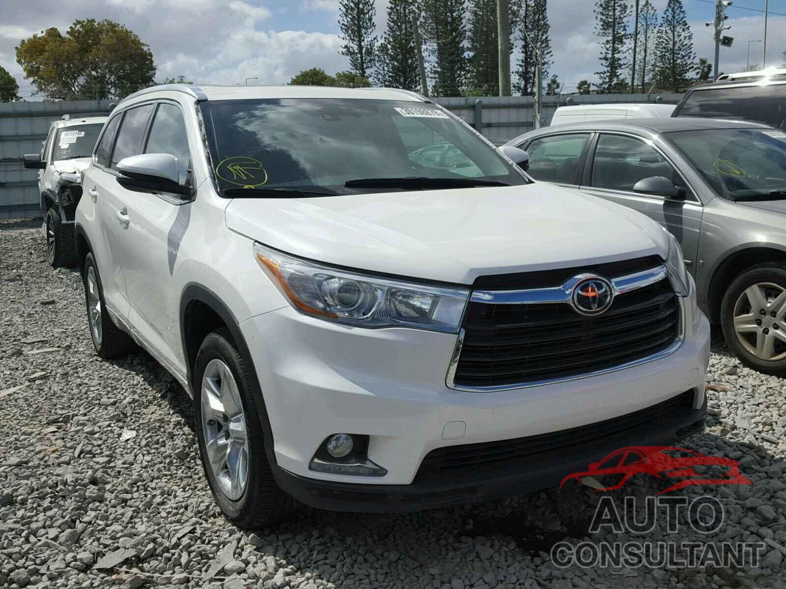 TOYOTA HIGHLANDER 2016 - 5TDYKRFH9GS130901