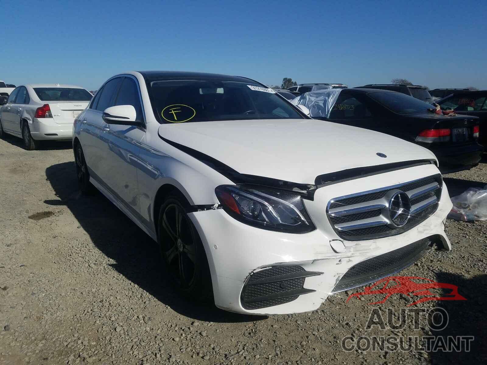 MERCEDES-BENZ E CLASS 2018 - WDDZF4JB1JA316246