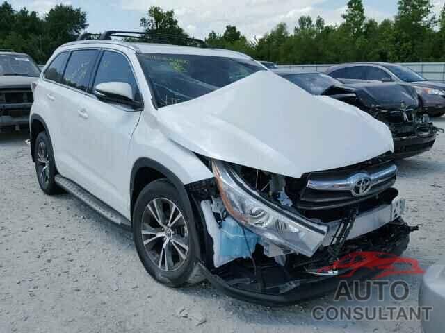 TOYOTA HIGHLANDER 2016 - 5TDKKRFH6GS159357