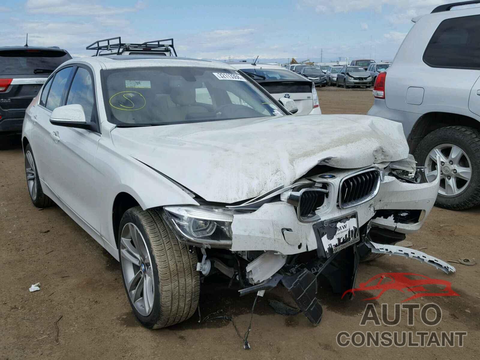 BMW 3 SERIES 2017 - WBA8D9G38HNU64029
