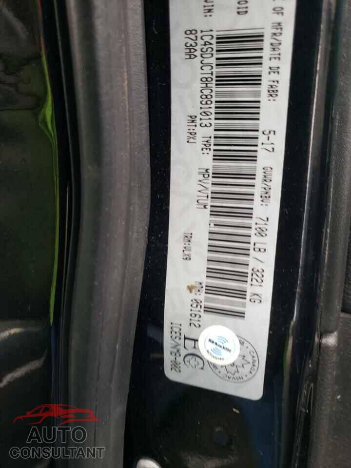 DODGE DURANGO 2017 - 1C4SDJCT8HC891013