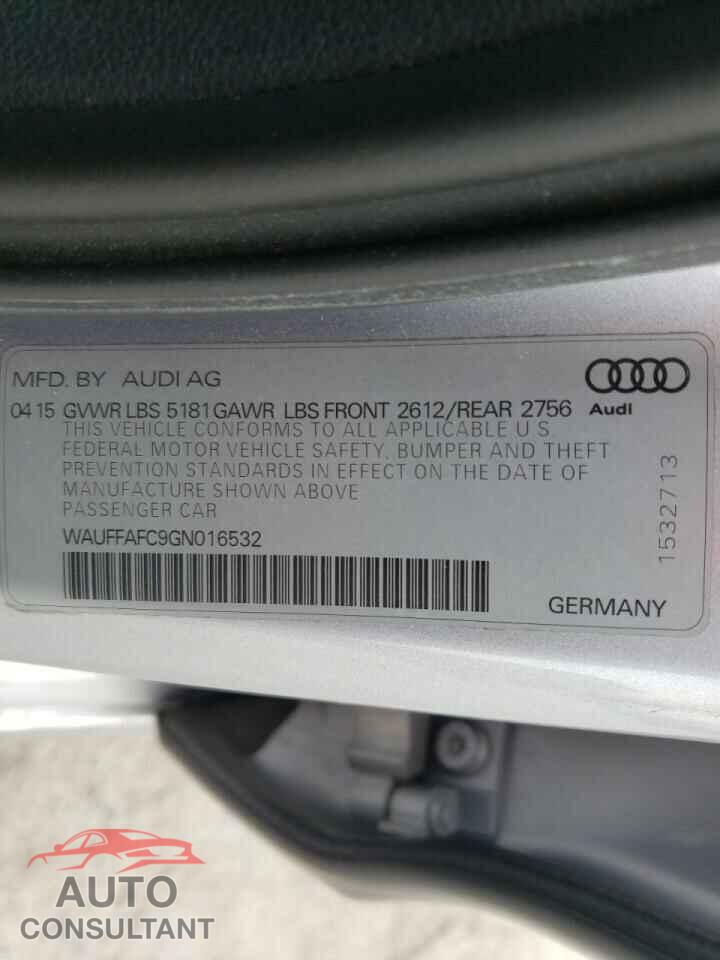 AUDI A6 2016 - WAUFFAFC9GN016532
