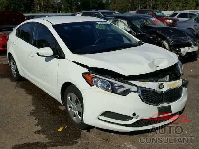 KIA FORTE 2016 - KNAFK4A68G5619390