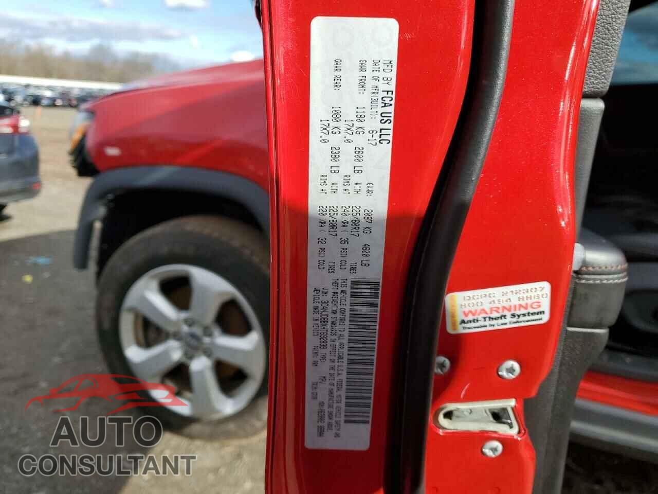 JEEP COMPASS 2017 - 3C4NJDBBXHT692839
