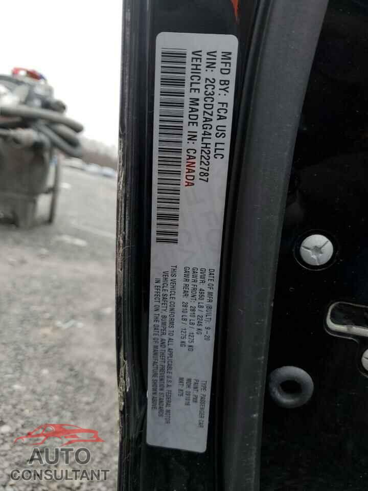 DODGE CHALLENGER 2020 - 2C3CDZAG4LH222787