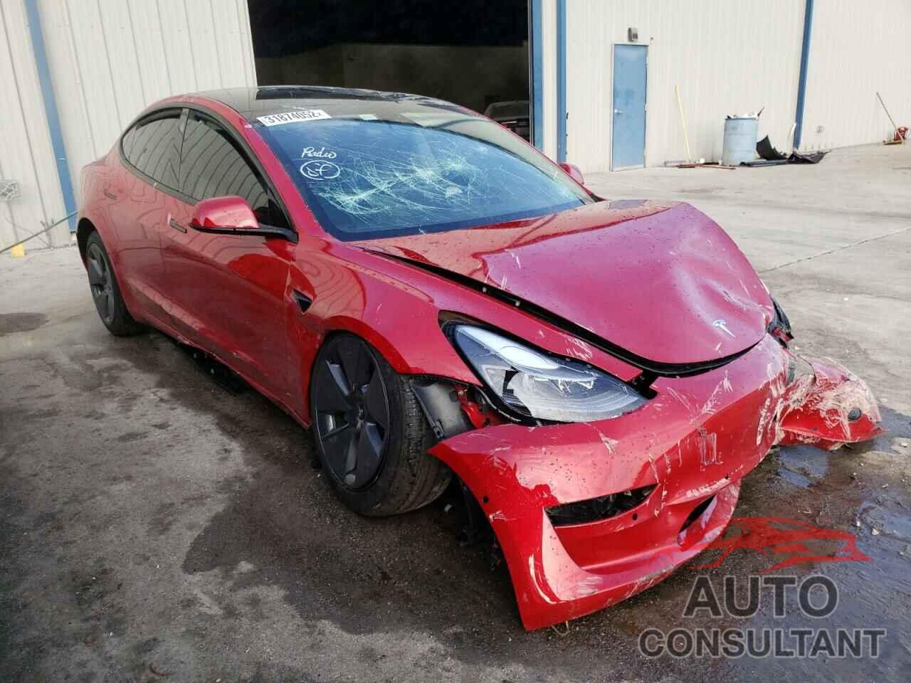 TESLA MODEL 3 2021 - 5YJ3E1EA4MF060568
