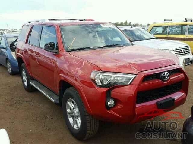 TOYOTA 4RUNNER 2016 - JTEBU5JR4G5379441