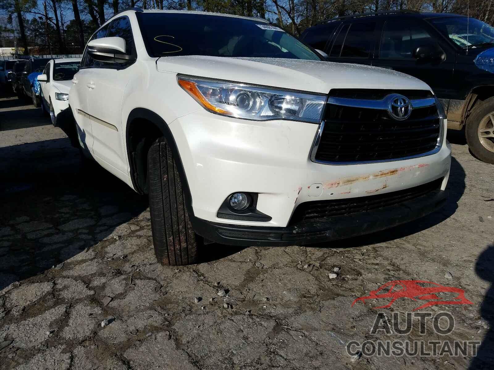TOYOTA HIGHLANDER 2016 - 5TDKKRFH7GS177737
