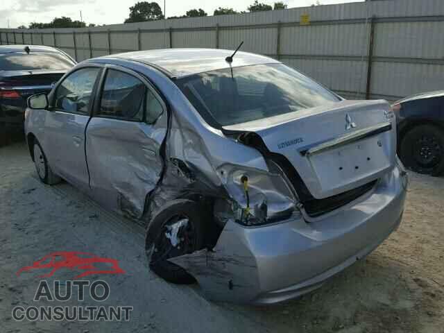 MITSUBISHI MIRAGE 2017 - ML32F3FJ8HHF12570