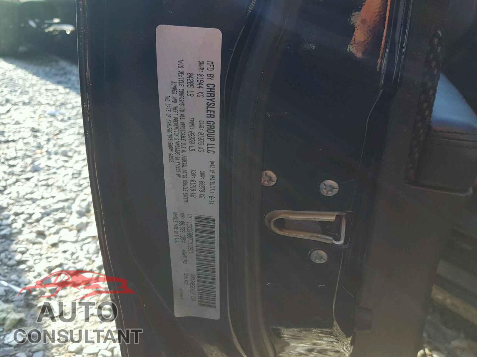 DODGE DART 2015 - 1C3CDFBB6FD112651