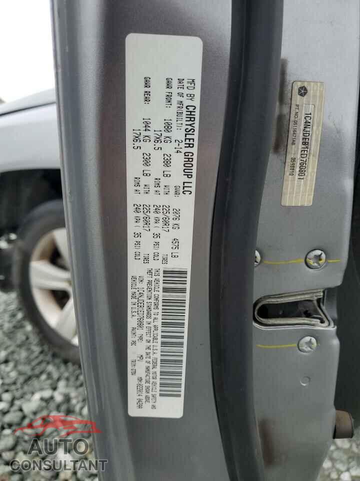 JEEP COMPASS 2014 - 1C4NJDEB1ED760801