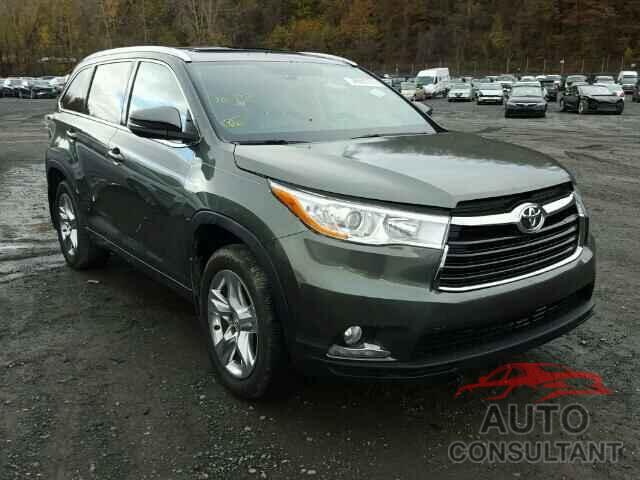 TOYOTA HIGHLANDER 2015 - 5TDDKRFH6FS174321