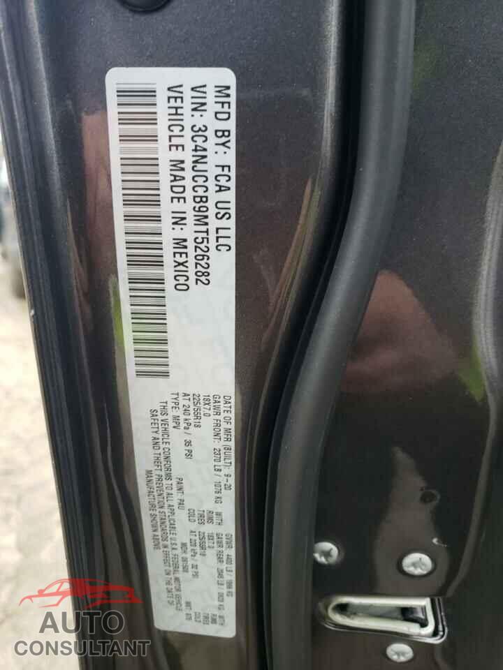 JEEP COMPASS 2021 - 3C4NJCCB9MT526282