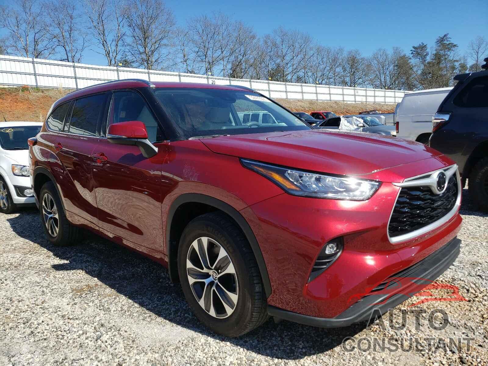TOYOTA HIGHLANDER 2020 - 5TDGZRBH6LS510835